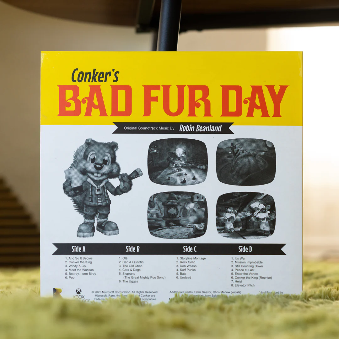 Conker’s Bad Fur Day Vinyl Soundtrack 2xLP Reissue - Image 4