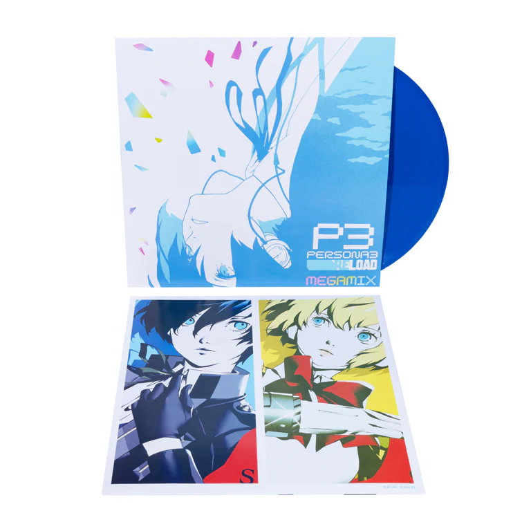 Persona 3 Reload Megamix Vinyl Soundtrack (Retail Blue Vinyl) - Image 8